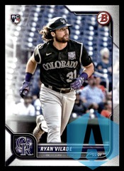 2022 Bowman RC #100 Ryan Vilade Colorado Rockies